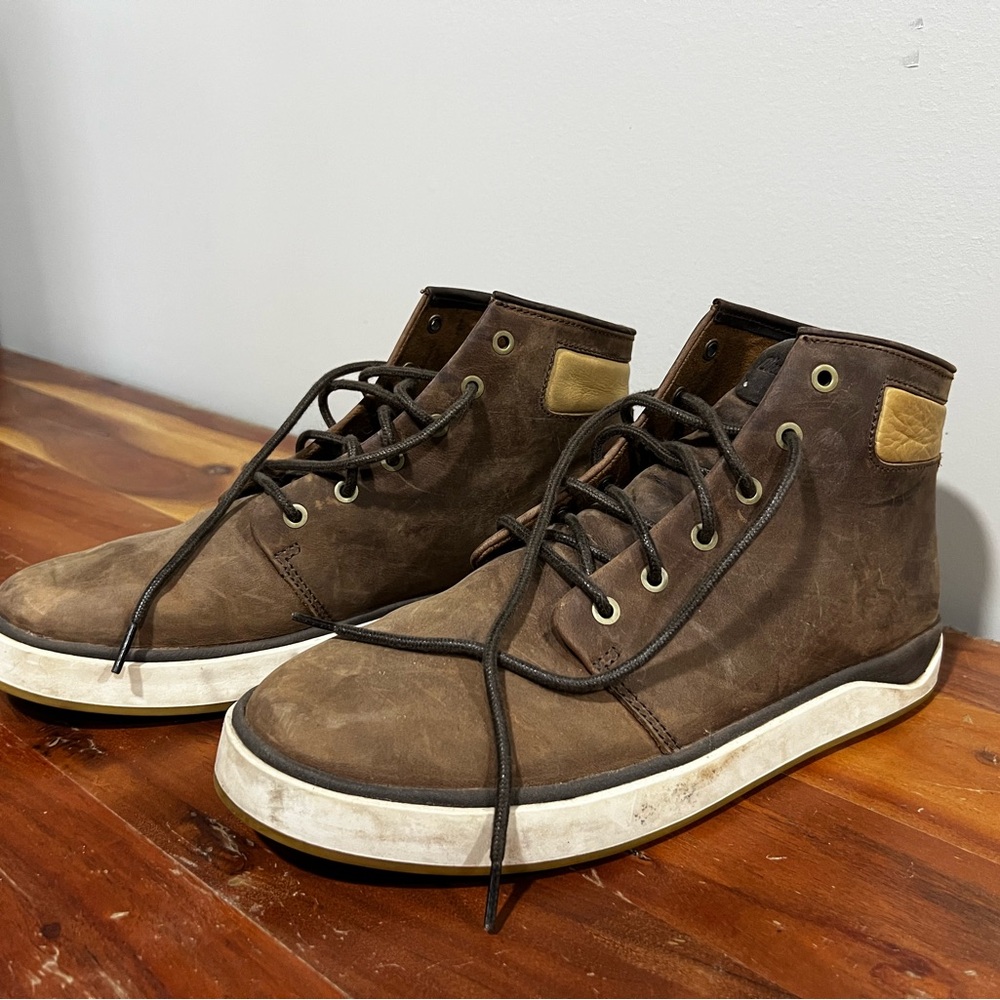 Mens OluKai Waterproof Leather Boots Kekaha